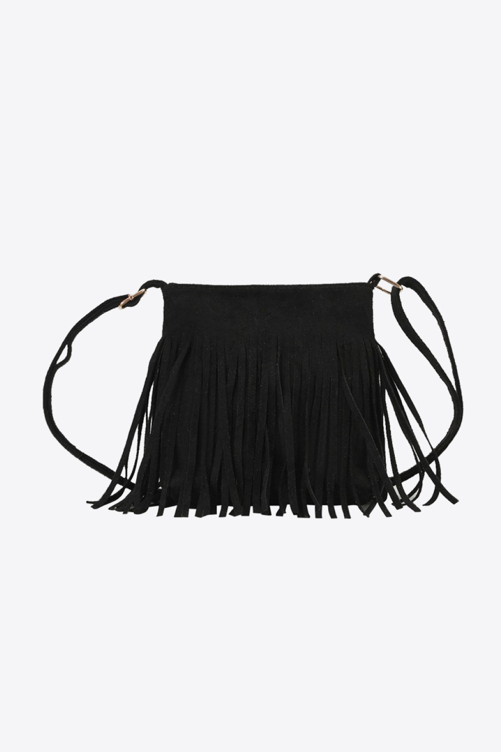 Adored PU Leather Crossbody Bag with Fringe - ships from supplier in approximately 10 business days