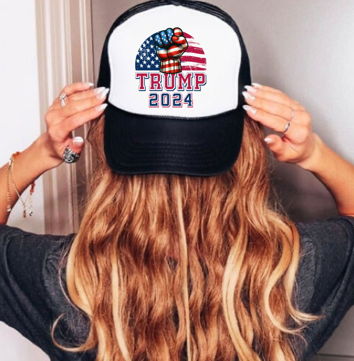 Trump 2024 print cap