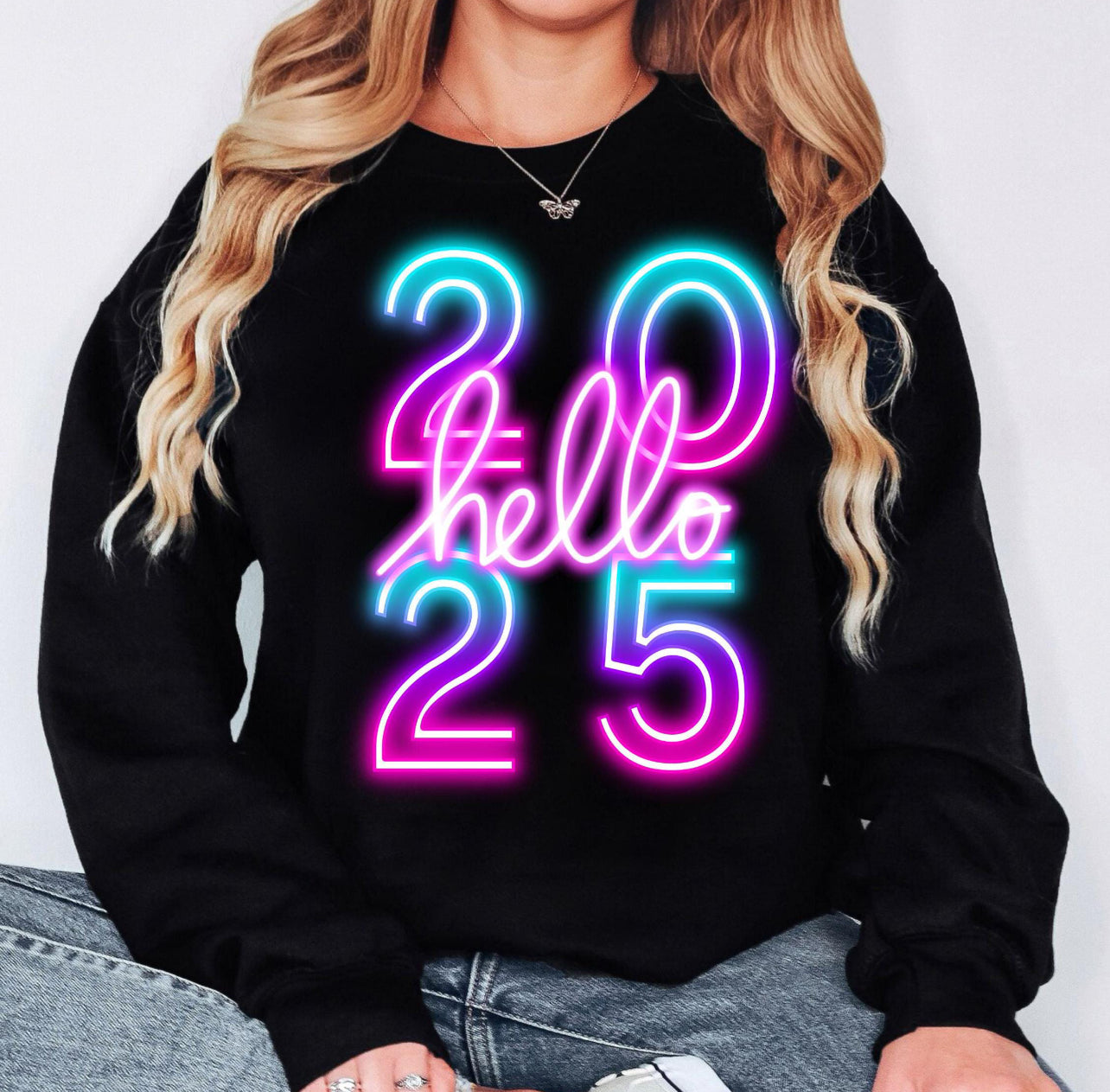 Neon 2025 Tee, Sweatshirt