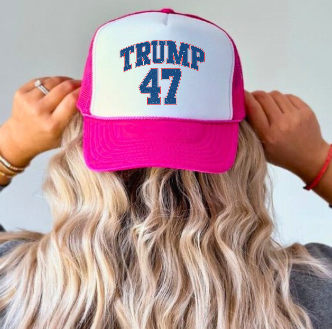 Trump 47 print cap