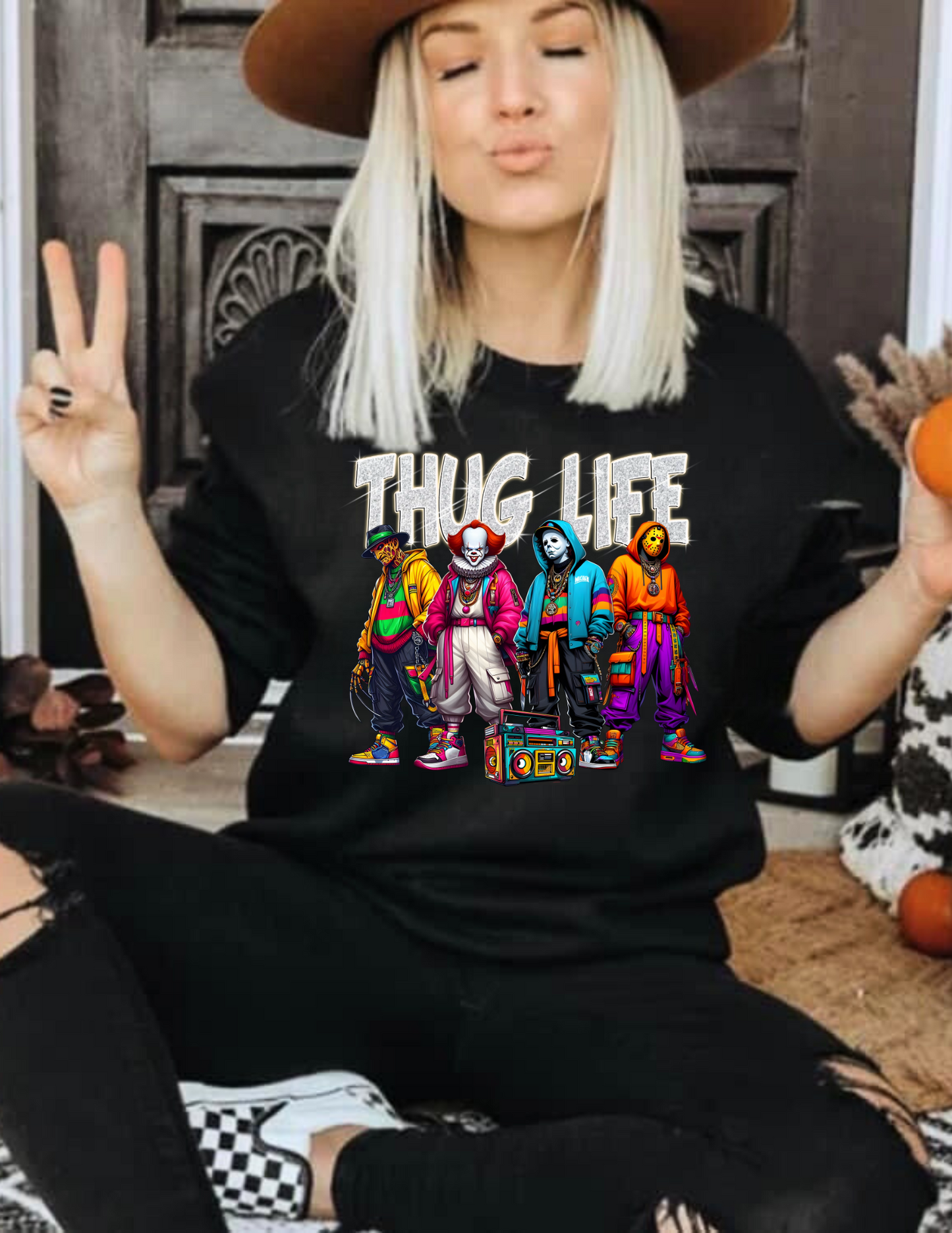 Colorful Thug Life Tee