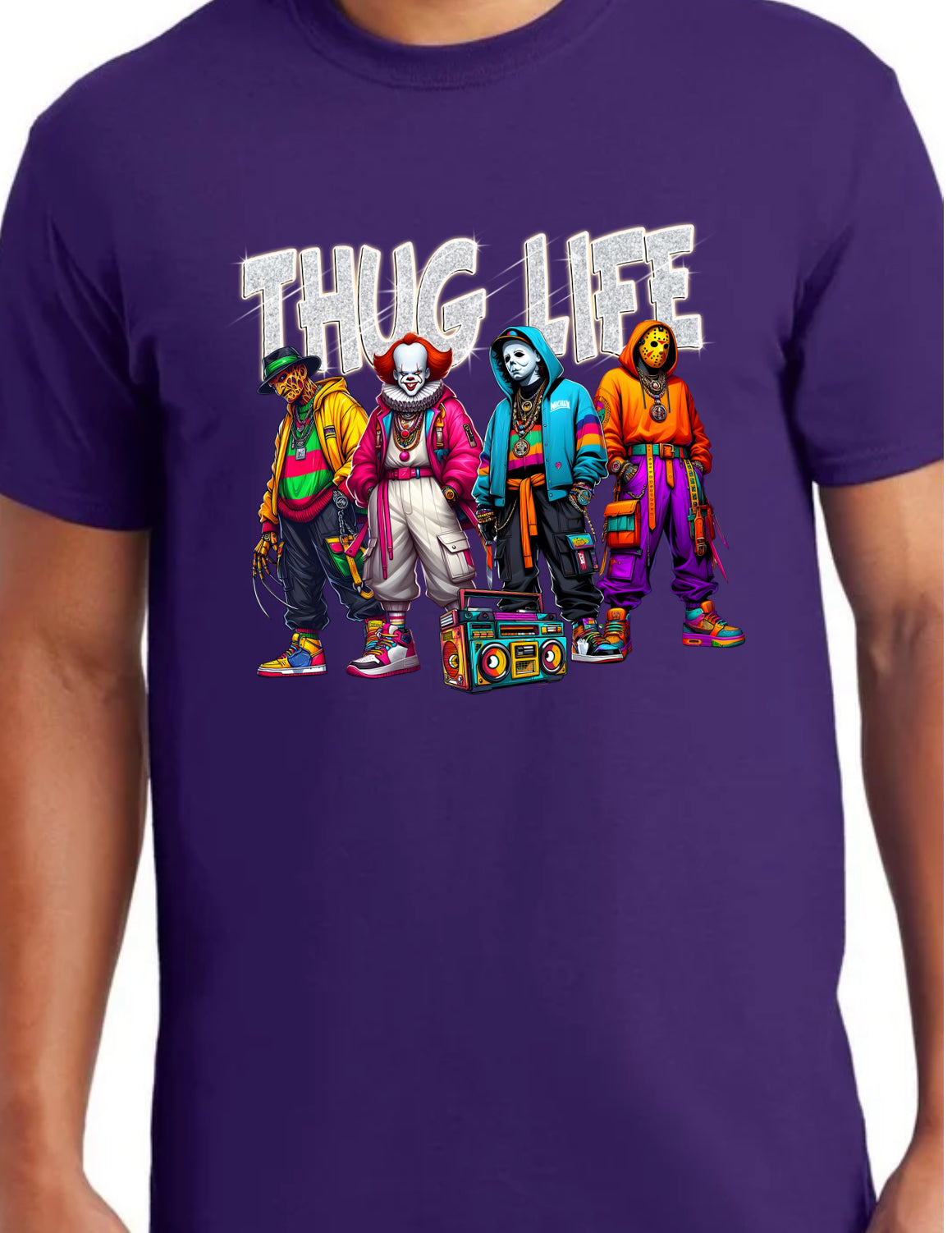 Colorful Thug Life Tee