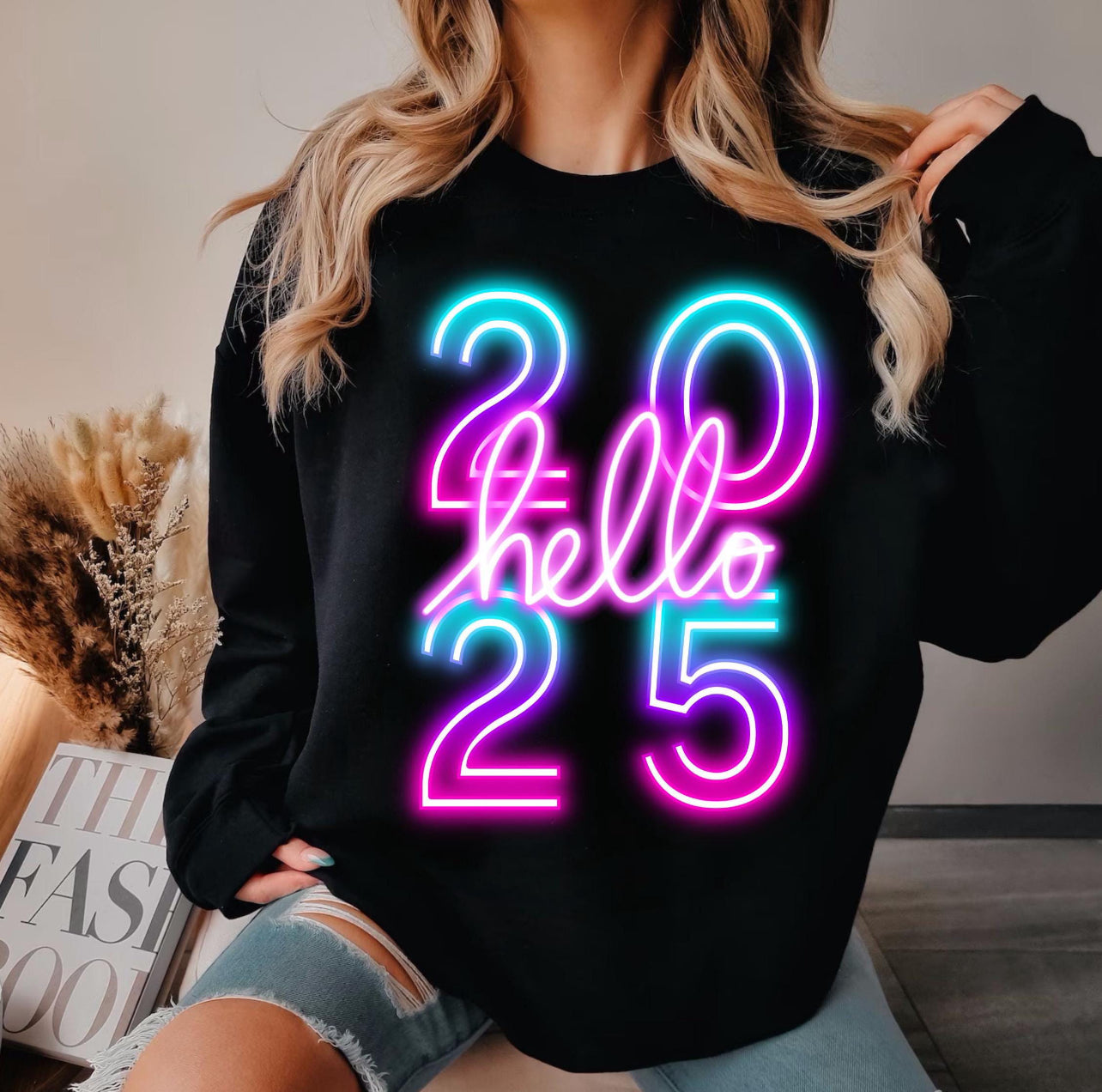 Neon 2025 Tee, Sweatshirt