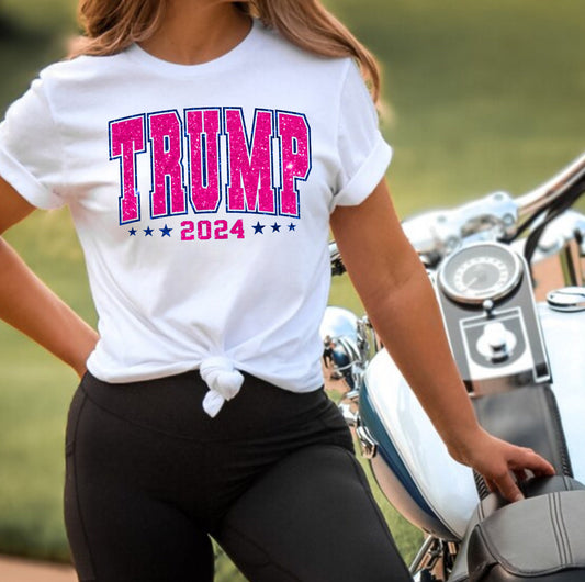 Trump 47 Faux Glitter Tee, Sweatshirt & Hoodie