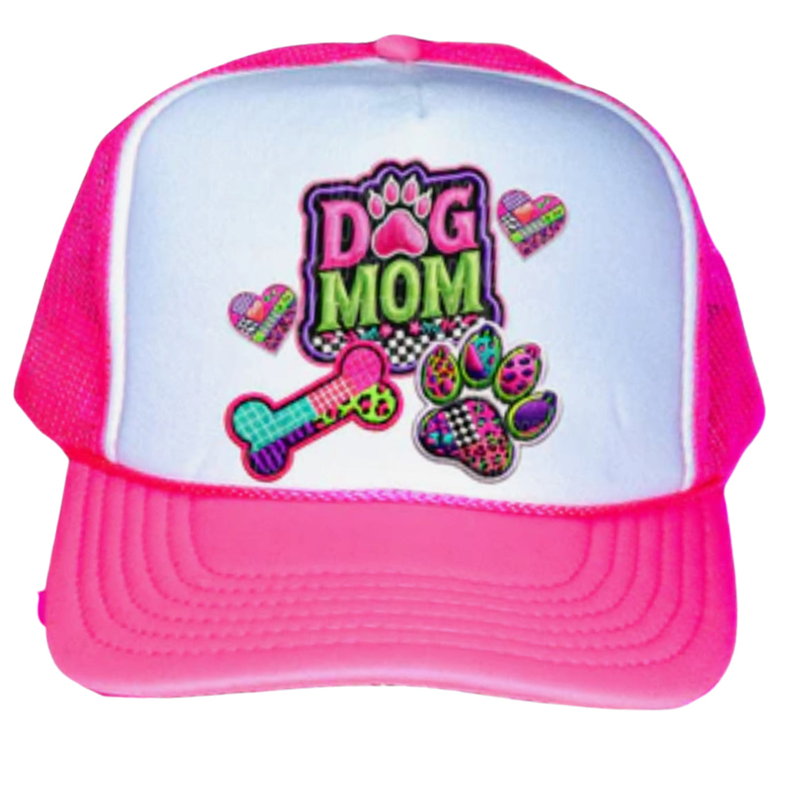 Dog Mom print cap