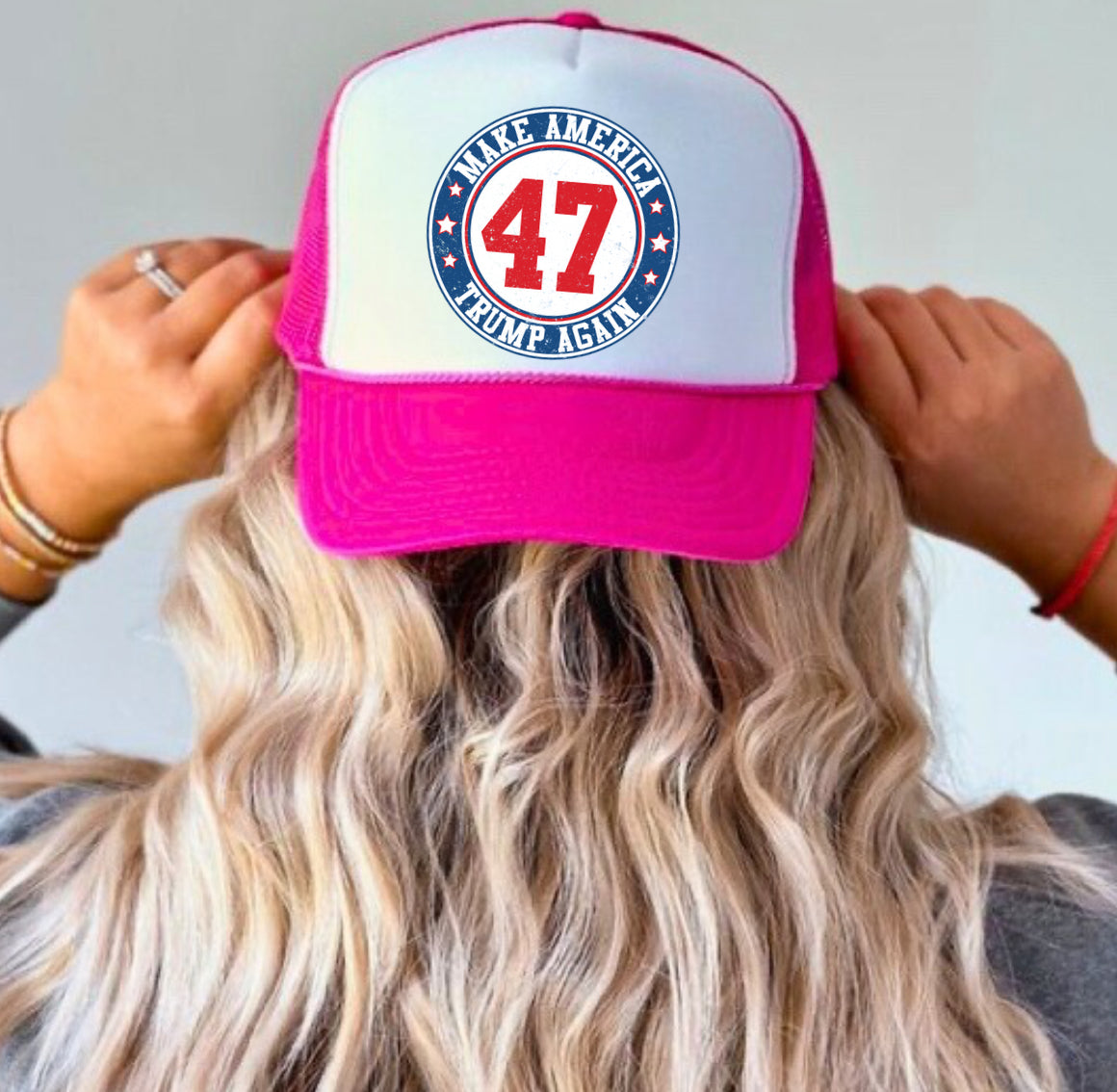 Trump 47 make America Trump again print cap