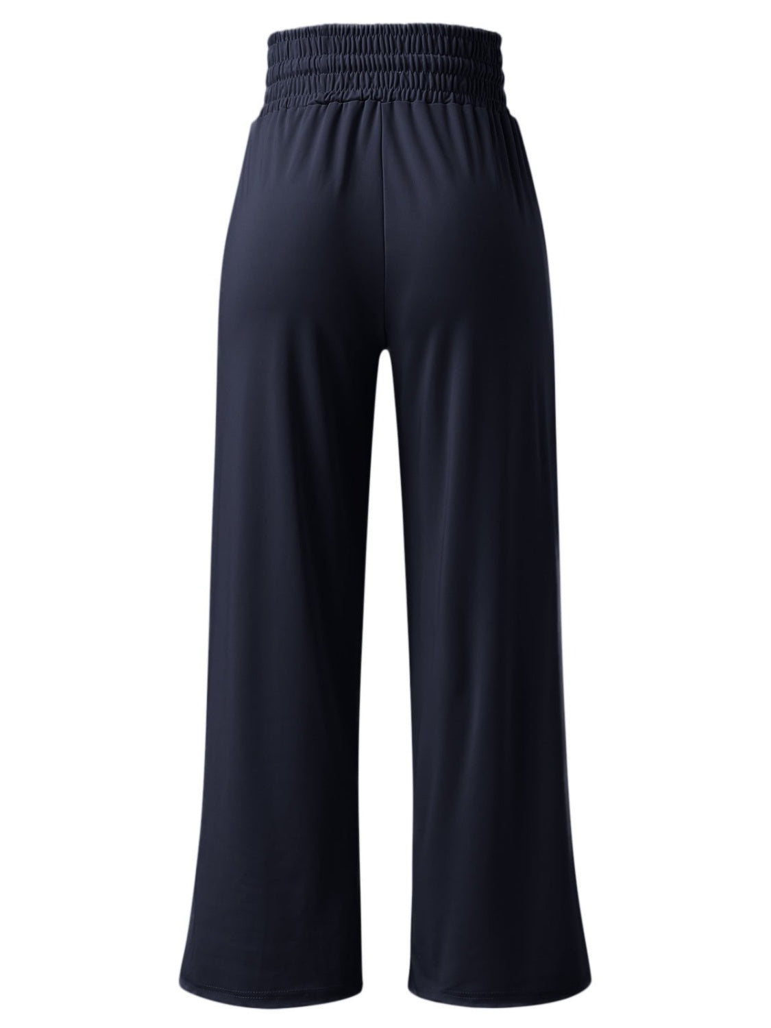 Full Size Drawstring High Waist Wide Leg Pants - ships from supplier in approximately 10 business days