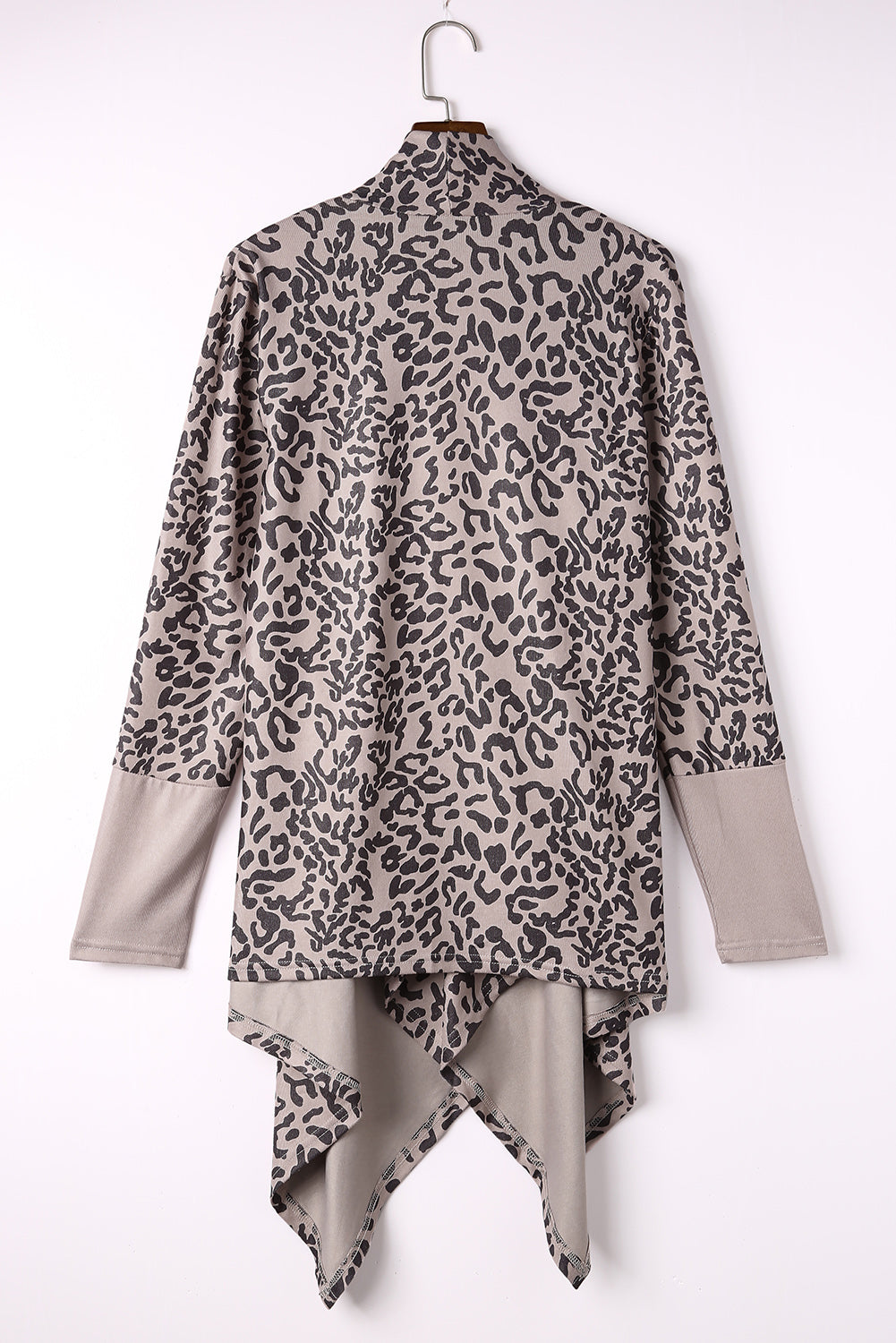 Leopard Open Front Long Sleeve Cardigan - ships from supplier in approximately 10 business days